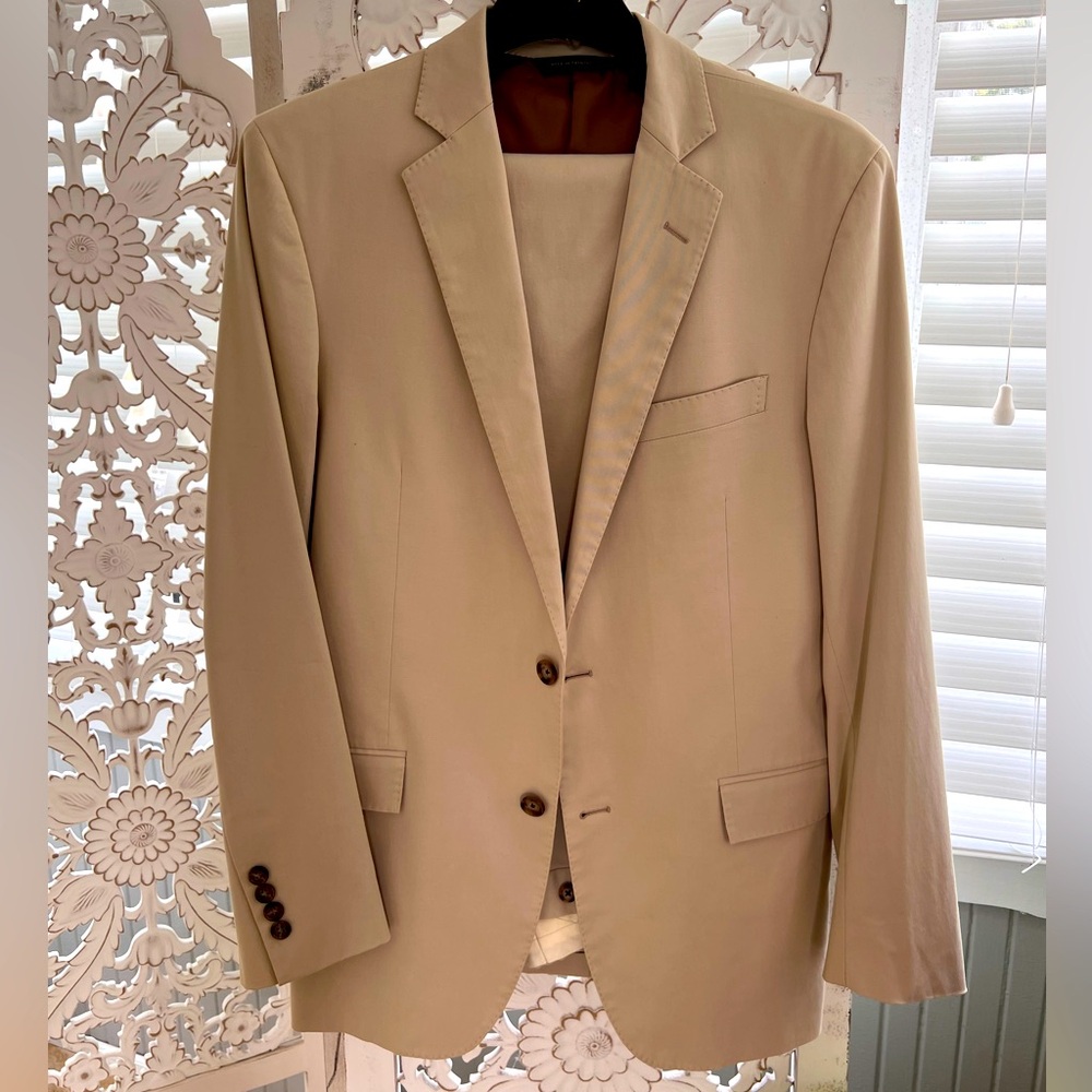 Brooks Brothers Tan Suit